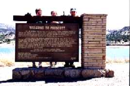 Welcome Sign to Prescott