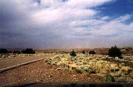Road between Sunset Crater and Wupatki